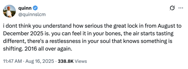 User testimonial about the great lock in